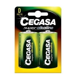 Cegasa Pile Super Alkaline LR20 (2 Piles)
