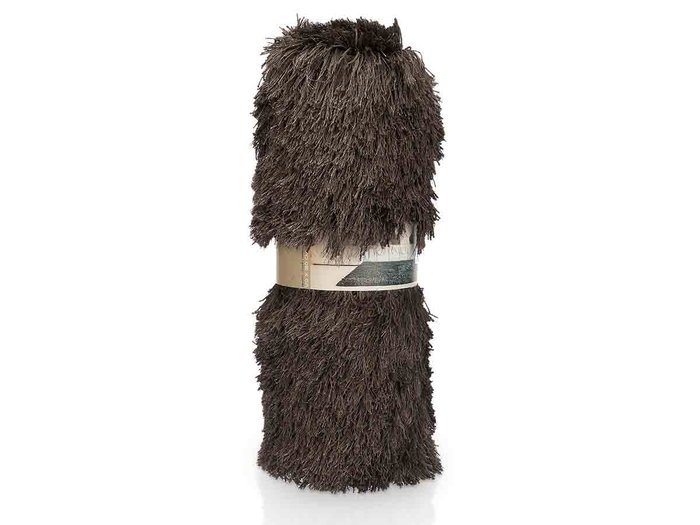 Giftdecor Tapis de Salon Gris Foncé 120x180 cm en Polyester et Coton