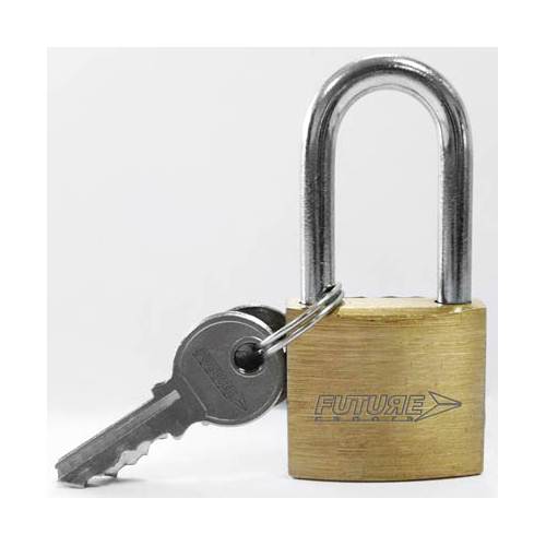 Future Candado Laton Arco Largo 30mm Future Candado Laton Arco Largo 30mm