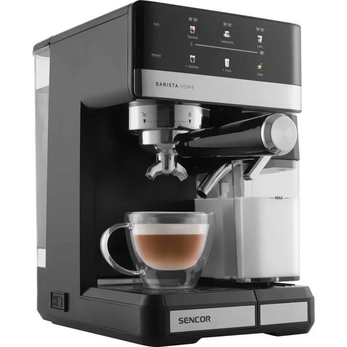 Sencor SES 4060BK - Machine à expresso avec cappuccino et latte automatiques - Noire Sencor SES 4060BK - Machine à expresso avec cappuccino et latte automatiques - Noire