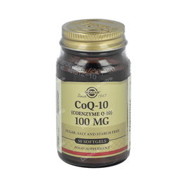 Solgar Coenzyme Q10 100 mg Gelules Molles Boite de 30 Capsules
