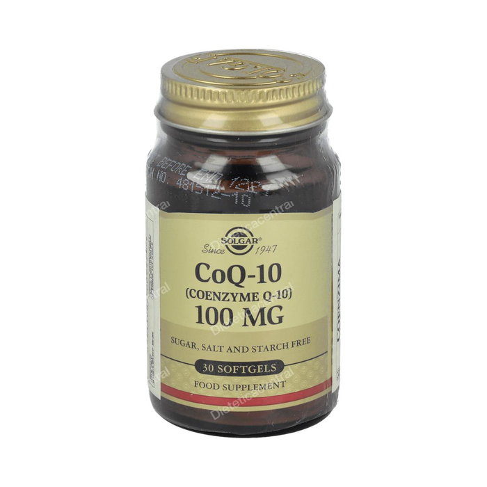 Solgar Coenzyme Q10 100 mg Gelules Molles Boite de 30 Capsules Solgar Coenzyme Q10 100 mg Gelules Molles Boite de 30 Capsules