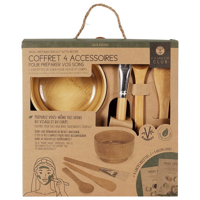 Cosmetic Club Kit de préparation de masque en bambou Cosmetic Club Kit de préparation de masque en bambou