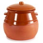 La Dehesa Marmite en terre cuite 8 L avec couvercle 27x30x27 cm (Set de 2)