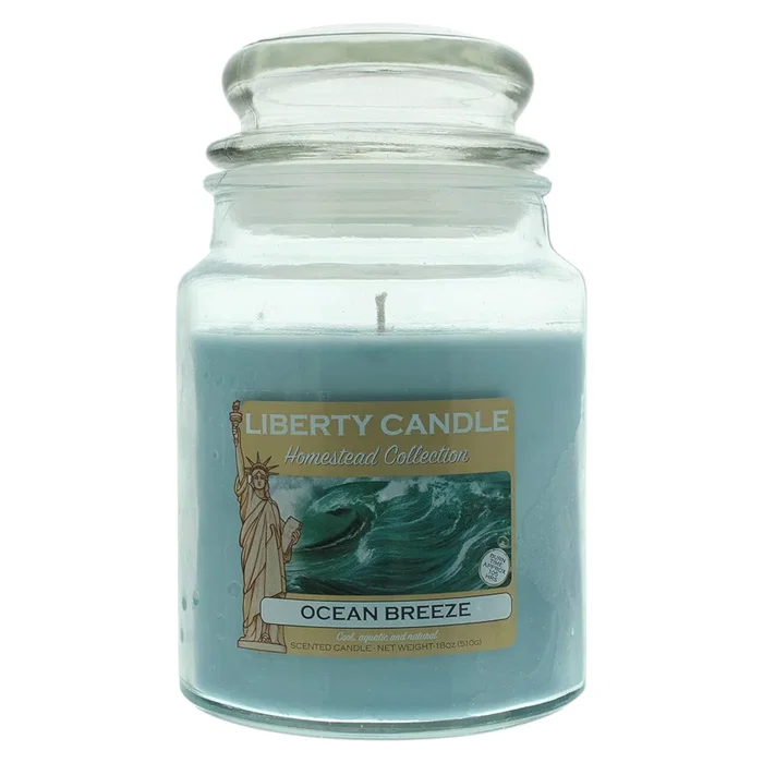 Liberty Candle Bougie parfumée Ocean Breeze Cool, 510 g Liberty Candle Bougie parfumée Ocean Breeze Cool, 510 g