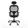 Piqueras y Crespo Chaise de Bureau 1D036N1 Turquoise