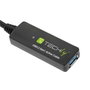 Techly Câble d'extension Active USB 3.2 SuperSpeed+ 10 mètres noir - Prolongateur de signal jusqu'à 5 Gbps pour clavier, souris, imprimante
