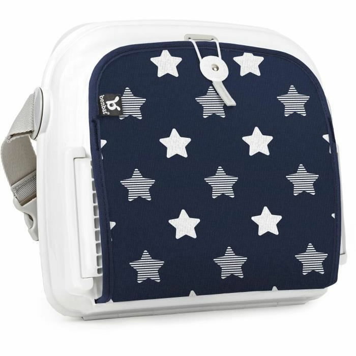 Benbat Réhausseur Bébé Portable et Pliable - Blanc et Bleu Benbat Réhausseur Bébé Portable et Pliable - Blanc et Bleu