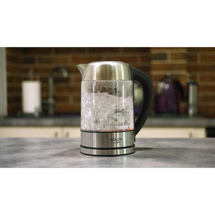 Adler Bouilloire AD 1247 Verre Gris acier 2200 W 1,7 L Adler Bouilloire AD 1247 Verre Gris acier 2200 W 1,7 L