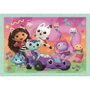 Clementoni Puzzle 4 en 1 Gabby's Dollhouse
