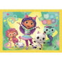 Clementoni Puzzle 4 en 1 Gabby's Dollhouse