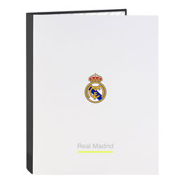 Reliure à anneaux Real Madrid C.F. Blanc A4 26.5 x 33 x 4 cm
