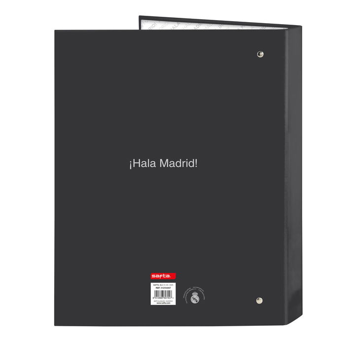 Reliure à anneaux Real Madrid C.F. Blanc A4 26.5 x 33 x 4 cm