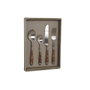 DKD Home Decor Couverts Naturel Argenté en Acier Inoxydable et Acacia (16 pièces) lifetep-sku-B17L8LEDRY