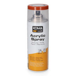 Koma Tools Peinture acrylique en spray RAL 8004 marron cuivre finition brillante, 300 ml