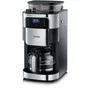 Severin KA 4813 - Cafetière filtre avec broyeur intégré, 1,4 L, Noir et Inox