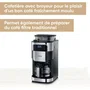 Severin KA 4813 - Cafetière filtre avec broyeur intégré, 1,4 L, Noir et Inox