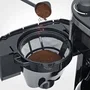 Severin KA 4813 - Cafetière filtre avec broyeur intégré, 1,4 L, Noir et Inox
