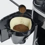Severin KA 4813 - Cafetière filtre avec broyeur intégré, 1,4 L, Noir et Inox