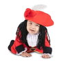 My Other Me - Costume complet Captain Crochet bébé avec chapeau, perruque, veste, col, pantalon et guêtres - Taille 7-12 mois
