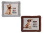 MASCOW Panier Rectangulaire pour Chiens, Gris + Marron
