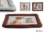 MASCOW Panier Rectangulaire pour Chiens, Gris + Marron