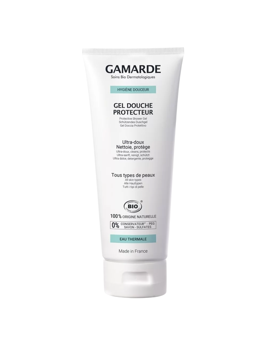 Gamarde Gel Douche Bio Corps Tous Types de Peau 200 ml - Douche et Bain Protéger - Unisexe Gamarde Gel Douche Bio Corps Tous Types de Peau 200 ml - Douche et Bain Protéger - Unisexe