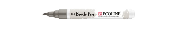 Ecoline Brush Pen Gris chaud clair 728 Ecoline Brush Pen Gris chaud clair 728