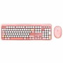 Mobility Lab Pure Color Ensemble clavier et souris sans fil Rose AZERTY Français