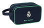 Safta Nécessaire de voyage avec 2 fermetures éclair pour voiture, design Real Madrid 2ème maillot 25/26, 26x15x12.5 cm