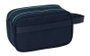 Safta Nécessaire de voyage avec 2 fermetures éclair pour voiture, design Real Madrid 2ème maillot 25/26, 26x15x12.5 cm