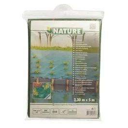 Nature Toile de paillage paysage verte 3,30 x 5 m - Polypropylène tissé 90 g/m² traité anti-UV - Perméable à l'eau et à la lumière - Anti mauvaises herbes pour haies et talus