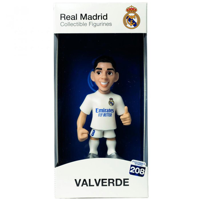 Figura Minix Real Madrid Valverde 12 cm - Figurine Officielle Licenciée Plastique Résistant