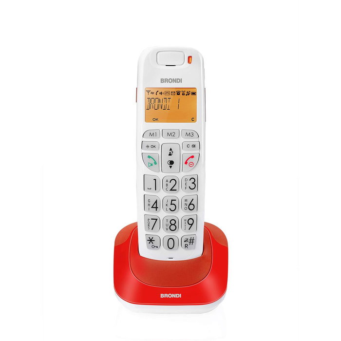 Téléphone Sans Fil Brondi BR-10276032 Rouge
