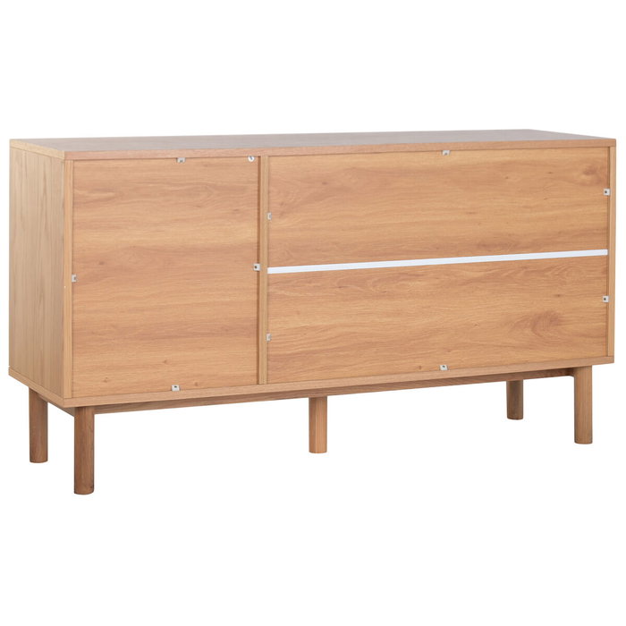 Home ESPRIT Buffet en Verre et Bois MDF 140 x 40 x 75 cm