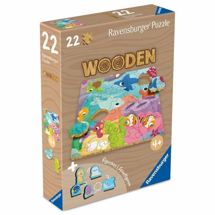 Ravensburger Monde sous-marin - Puzzle bois - 22 pièces