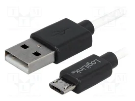 LOGILINK Câble USB 2.0 USB A vers Micro USB B 1,8m