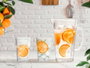 Vivalto Set 5 pièces Carafe et Verres à Eau 29 x 22 x 13 cm Verre Transparent 1,3 L + 315 ml (Set de 4)