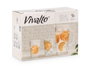 Vivalto Set 5 pièces Carafe et Verres à Eau 29 x 22 x 13 cm Verre Transparent 1,3 L + 315 ml (Set de 4)
