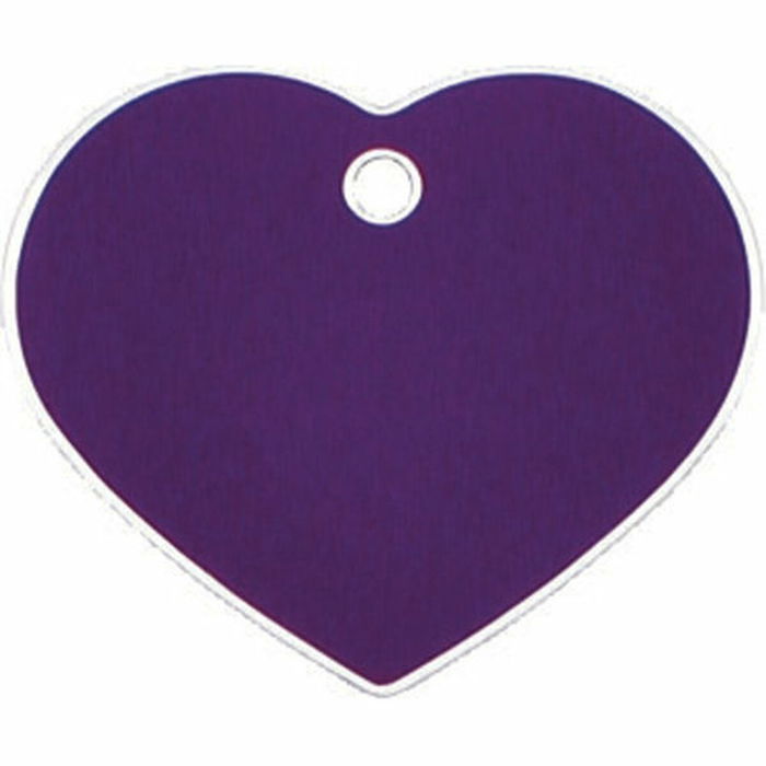 Plaque d'identification pour collier Imarc Heart Lila