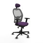 Piqueras y Crespo 2D036G1 Chaise de Bureau avec Appui-tête Violet