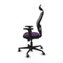 Piqueras y Crespo 2D036G1 Chaise de Bureau avec Appui-tête Violet