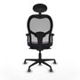 Piqueras y Crespo 2D036G1 Chaise de Bureau avec Appui-tête Violet