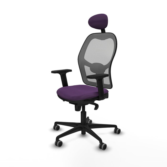 Piqueras y Crespo 2D036G1 Chaise de Bureau avec Appui-tête Violet Piqueras y Crespo 2D036G1 Chaise de Bureau avec Appui-tête Violet