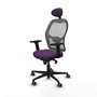 Piqueras y Crespo 2D036G1 Chaise de Bureau avec Appui-tête Violet