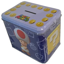 Nintendo Super Mario Bros Hucha et Tasse Céramique Toad en Métal