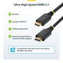 Câble HDMI Startech HDMI21-CBL-8K60-2M Noir 2 m