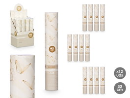 Arte Regal Canon à Confeti Papillon 30 cm Blanc Papier Carton Métal (Set de 48)