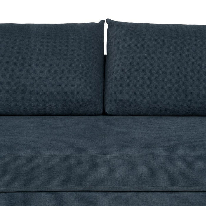BigBuy Home Canapé trois places Bleu Bois