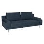 BigBuy Home Canapé trois places Bleu Bois